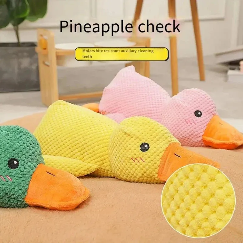 Stomping Duck Bite-Resistant Plush Dog Toy
