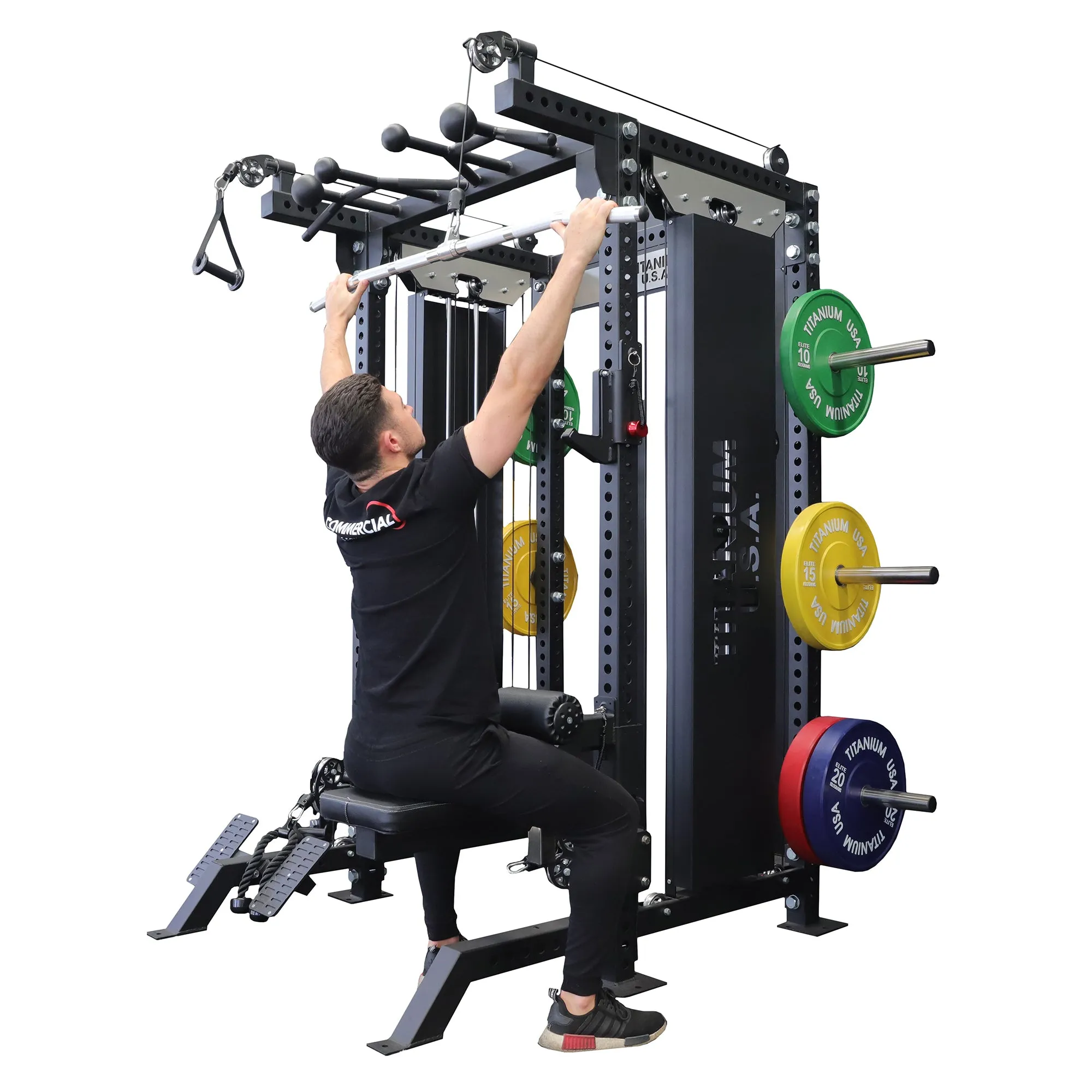 TITANIUM USA M70/M80/M90 LAT PULLDOWN SEAT