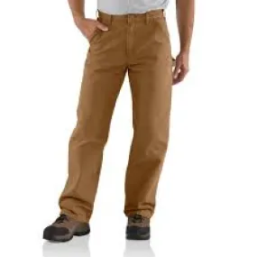 WASHED DUCK DUNGAREES : B11 BRN