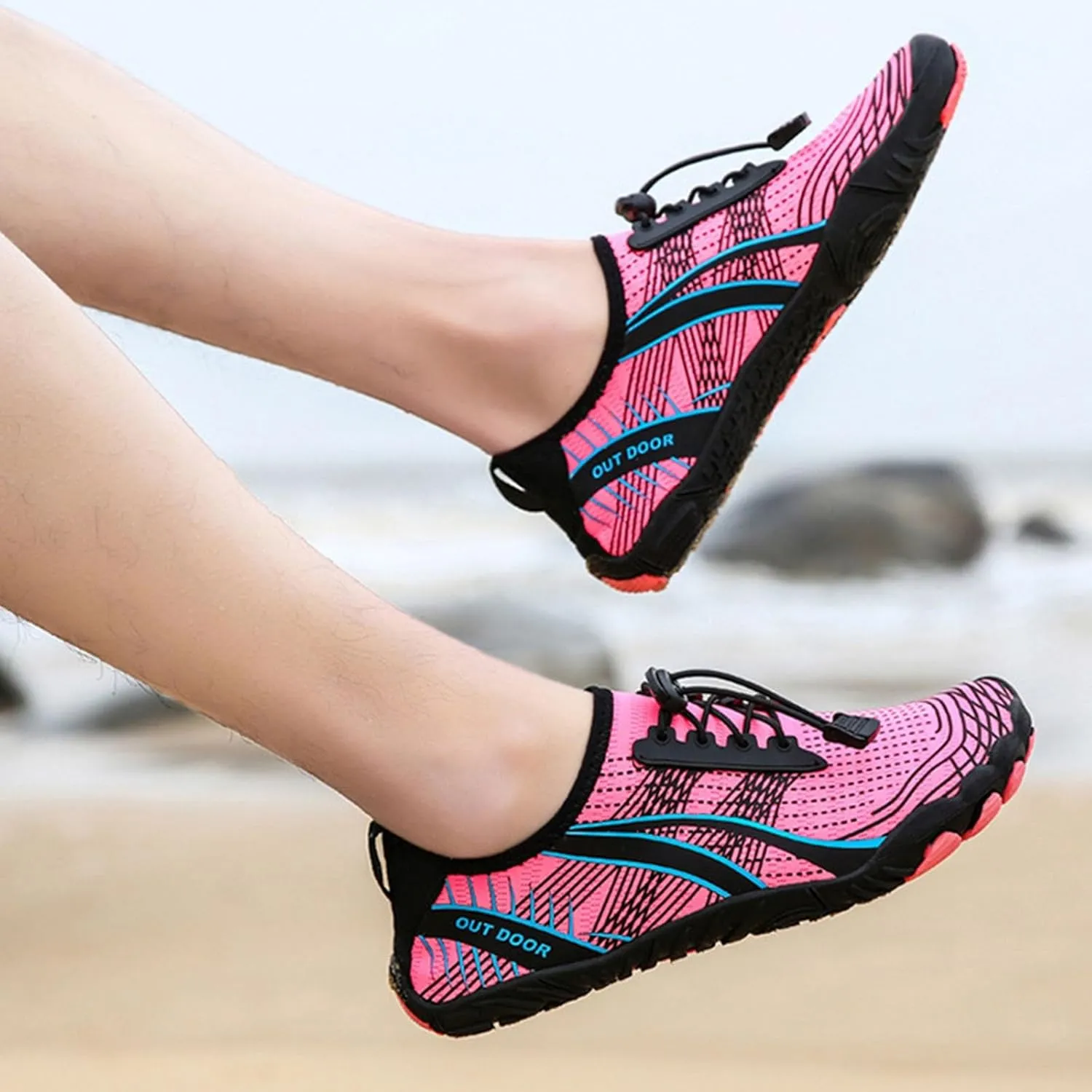 Water Shoes for Adults Quick Dry Barefoot Aqua Socks Non Slip Swim Beach Surf Yoga Boating River Pool Spring Shoe for Women 2025