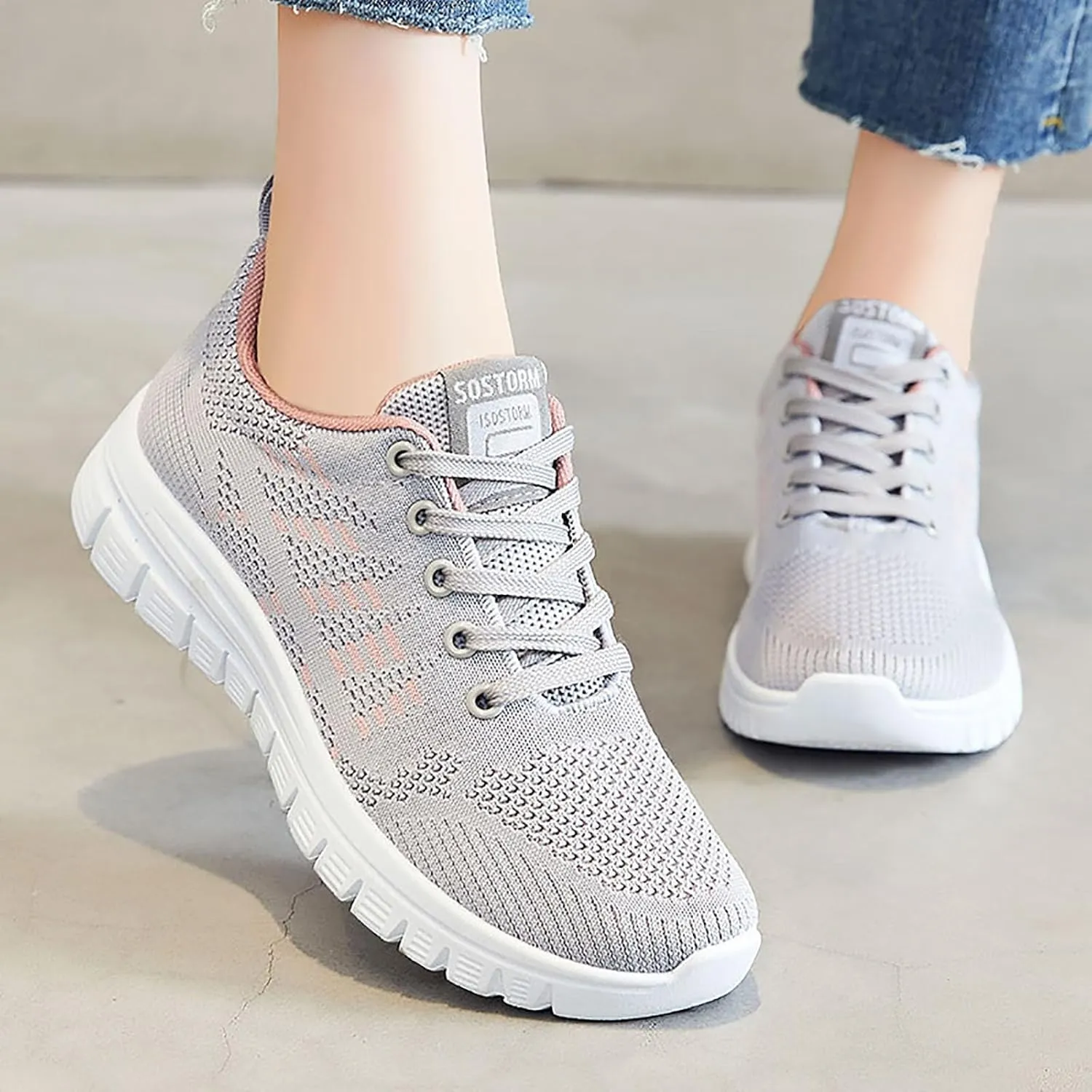 Wide Toe Box Shoes Women with Arch Support Walking Shoes Slip On Sneakers Comfortable Orthopedic Shoes Bowling Shoes