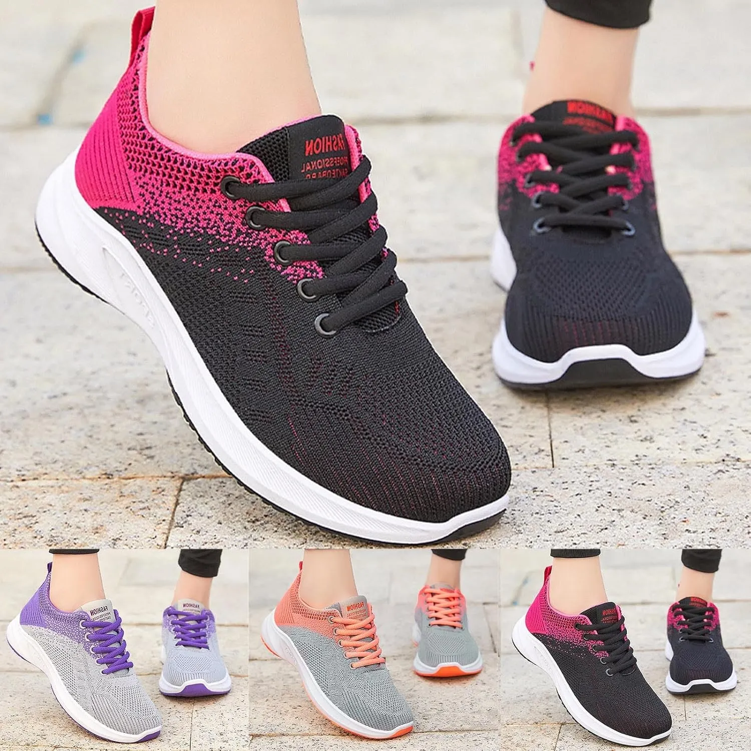 Wide Toe Box Shoes Women with Arch Support Walking Shoes Slip On Sneakers Comfortable Orthopedic Shoes Bowling Shoes