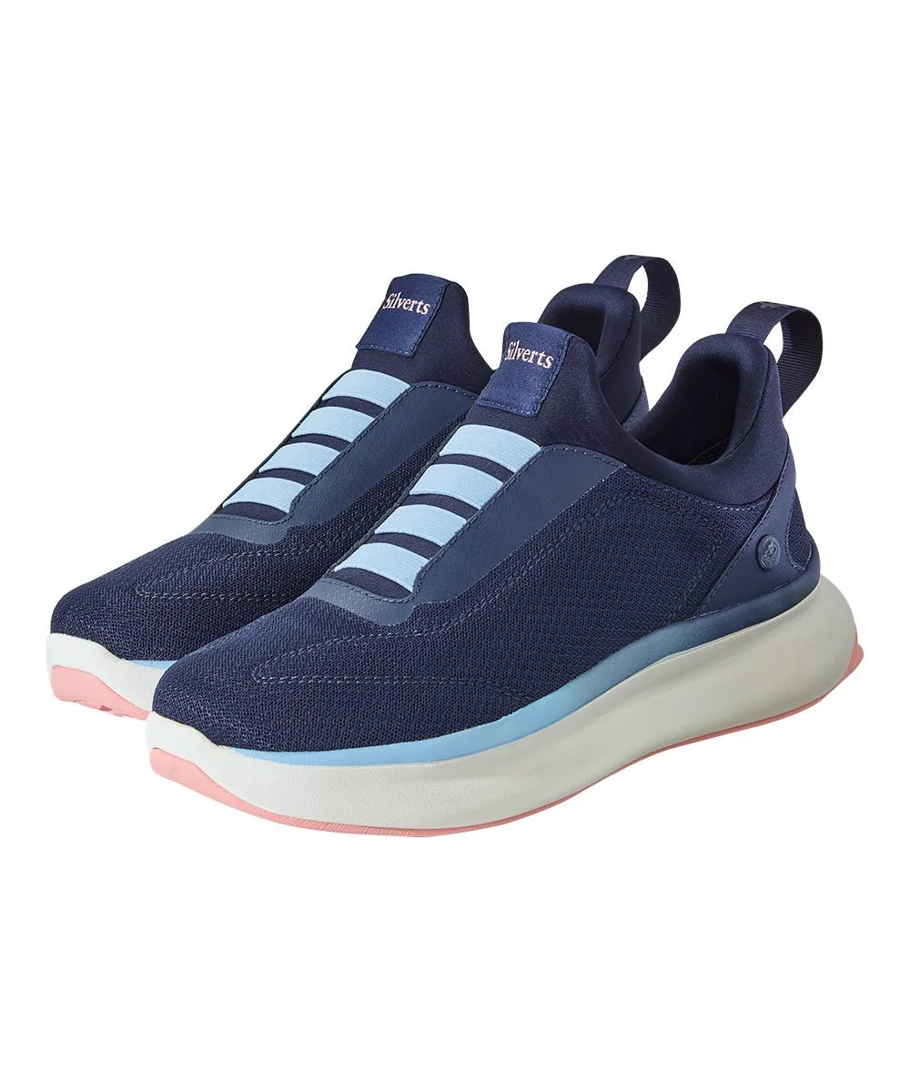 Women's Extra Wide Comfortable Slip On Sneakers Without Laces