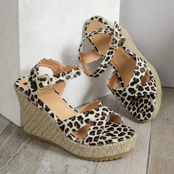 Women's Jute-Wrapped Wedge Sandals 20711643C