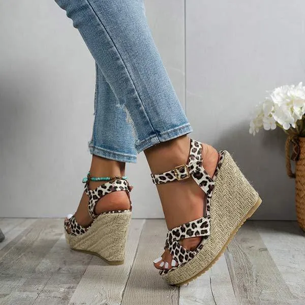 Women's Jute-Wrapped Wedge Sandals 20711643C