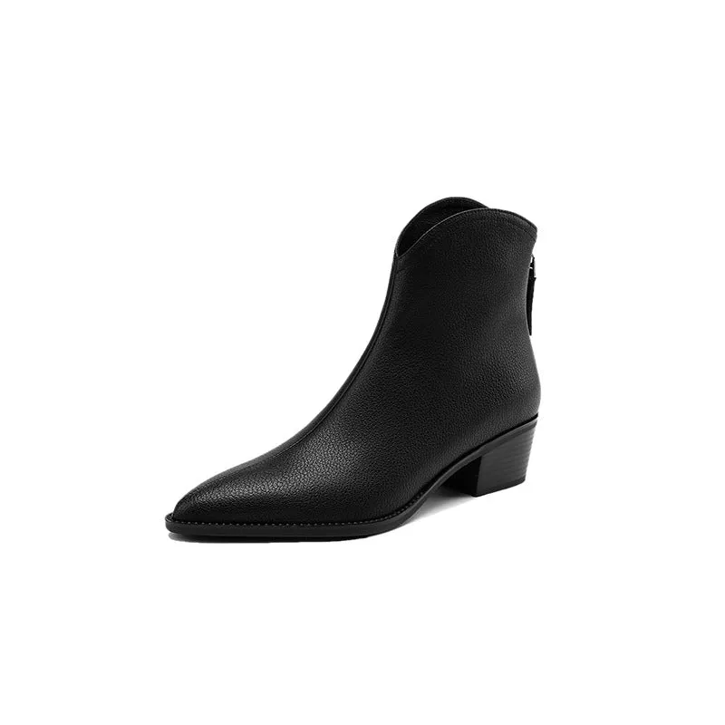 Women's Nude Ankle Boots