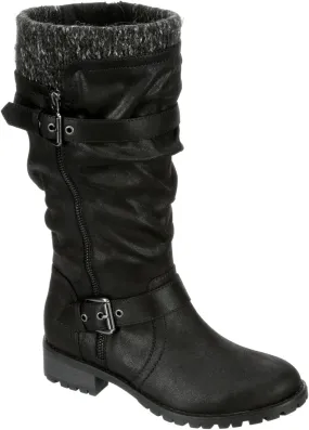 XAPPEAL Chelsey - Women's Tall Knee High Fashion Riding Boots with Buckle Accent